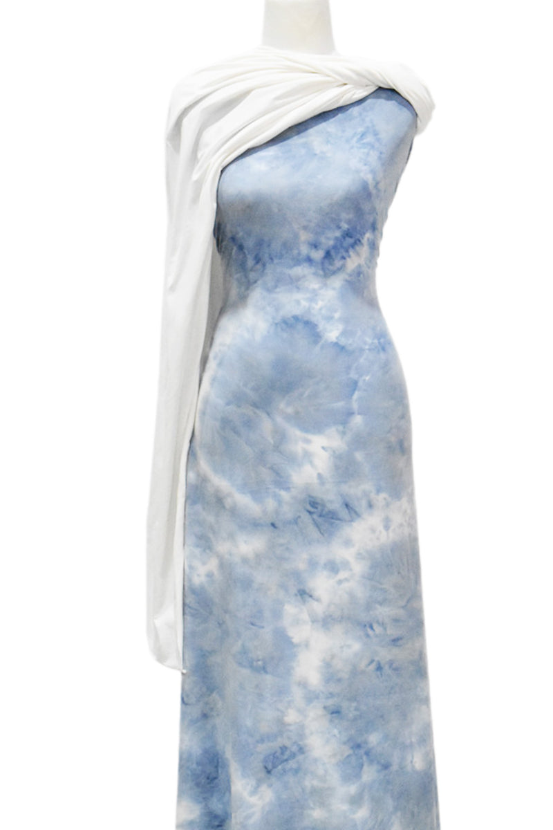 Dyxie Embroidery Shirt - Sky Blue