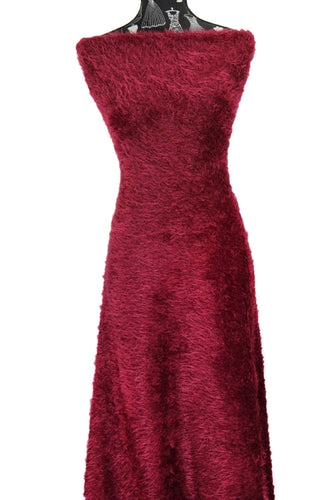 Burgundy - $26 pm - Faux Feather Hachi
