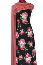 Load image into Gallery viewer, Midnight Flower - $17.50 pm - Crepe Siena