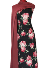 Load image into Gallery viewer, Midnight Flower - $17.50 pm - Crepe Siena