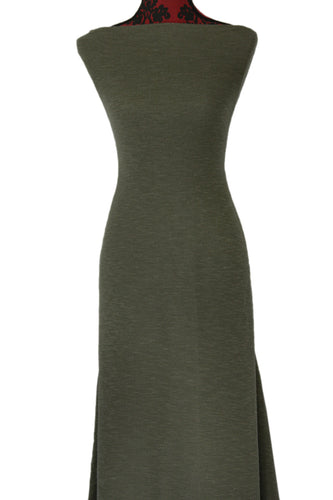Heathered Olive - $24.50 pm - Brushed French Terry