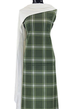 Load image into Gallery viewer, Olive Plaid - $22 pm - Scuba