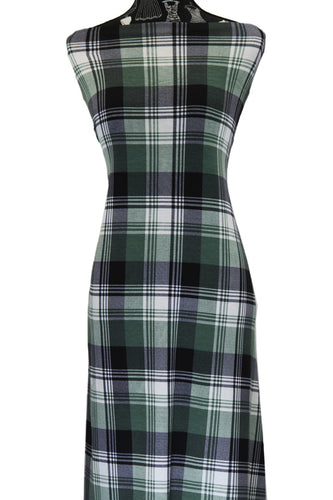 Sage Plaid - $22 pm - French Terry
