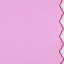 Load image into Gallery viewer, Pink Double Gauze 2 Sided Scallop - $33.50pm