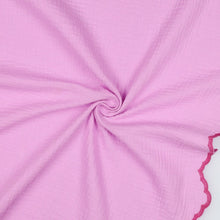 Load image into Gallery viewer, Pink Double Gauze 2 Sided Scallop - $33.50pm