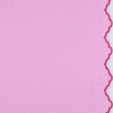 Load image into Gallery viewer, Pink Double Gauze 2 Sided Scallop - $33.50pm