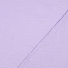 Load image into Gallery viewer, Purple Double Gauze 2 Sided Scallop - $33.50pm
