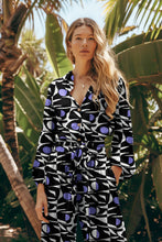 Load image into Gallery viewer, Drawn to You in Purple - $34pm - Linen Viscose - European Collection