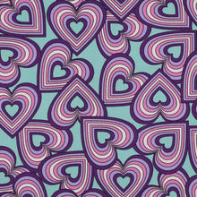 Load image into Gallery viewer, Retro Hearts Cotton Elastane - $33.50pm - European Collection