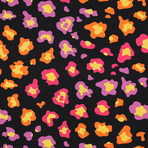 Glitter Animal Print in Black - $35.00pm - Cotton Elastane - European Collection