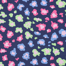 Load image into Gallery viewer, Glitter Animal Print in Navy - $35.00pm - Cotton Elastane - European Collection