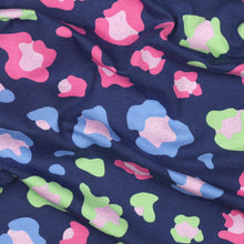 Load image into Gallery viewer, Glitter Animal Print in Navy - $35.00pm - Cotton Elastane - European Collection