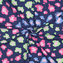 Load image into Gallery viewer, Glitter Animal Print in Navy - $35.00pm - Cotton Elastane - European Collection