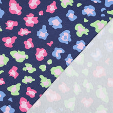 Load image into Gallery viewer, Glitter Animal Print in Navy - $35.00pm - Cotton Elastane - European Collection