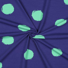Load image into Gallery viewer, Big Dots in Blue - $34.00pm - Cotton Elastane - European Collection