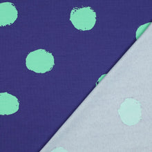 Load image into Gallery viewer, Big Dots in Blue - $34.00pm - Cotton Elastane - European Collection