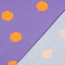 Load image into Gallery viewer, Big Dots in Purple - $34.00pm - Cotton Elastane - European Collection
