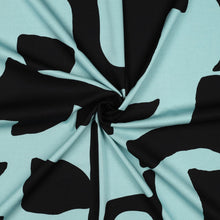 Load image into Gallery viewer, Never Again in Aqua - $34.50pm - Stretch Woven - European Collection