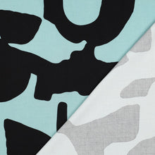 Load image into Gallery viewer, Never Again in Aqua - $34.50pm - Stretch Woven - European Collection