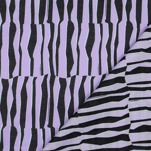 Just Smile in Purple - $30.00pm - Cotton Voile - European Collection