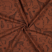 Load image into Gallery viewer, Safari Animals - $36.00pm - French Terry - European Collection
