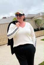Load image into Gallery viewer, Baby's Breath - $21 pm - Diamond Jacquard Sweater Knit