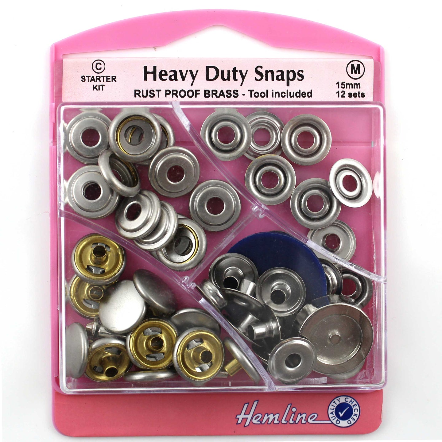 Heavy Duty Snaps - Nickel