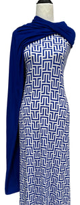 Act Natural in Blue - $20 pm - Double Brushed Poly