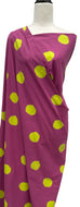Big Dots in Fuchsia - $34.00pm - Cotton Elastane - European Collection