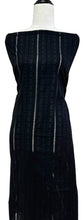 Load image into Gallery viewer, Black Embroidered Cotton - $24 pm