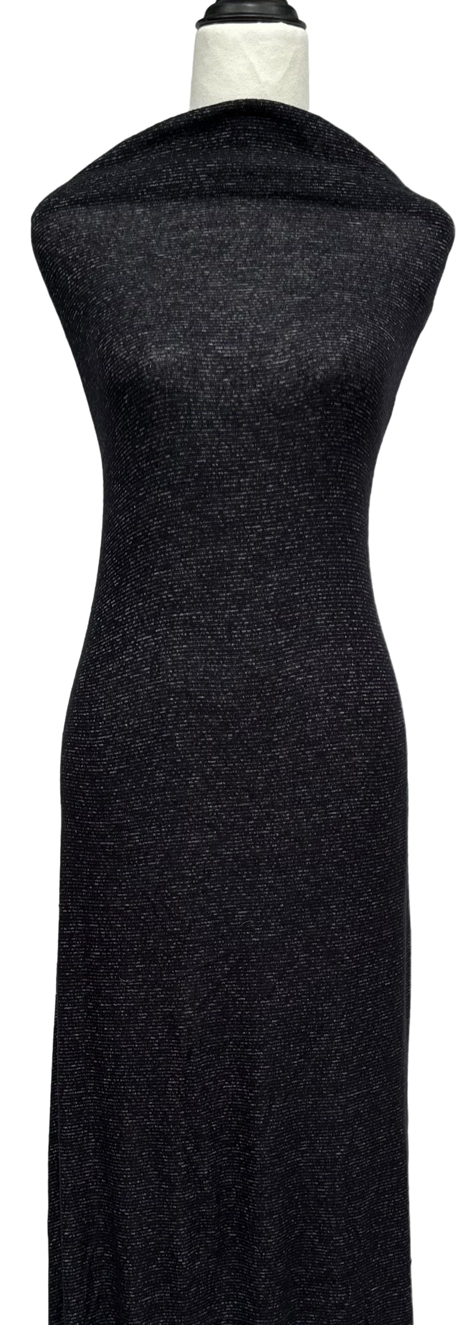 Black Striped - $21 pm - Brushed Sweater Knit