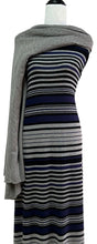 Load image into Gallery viewer, Black, Grey and Blue - $21.50 pm - Rib Knit