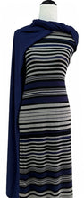Load image into Gallery viewer, Black, Grey and Blue - $21.50 pm - Rib Knit