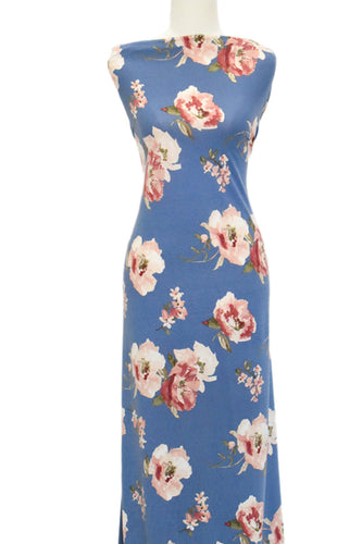 Bliss in Cornflower Blue - $20 pm - Single Brushed Poly