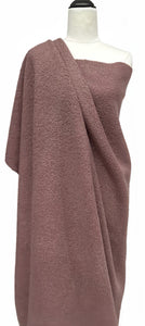 Dark Blush - $38.00pm - Teddy Fleece Double Sided - European Collection