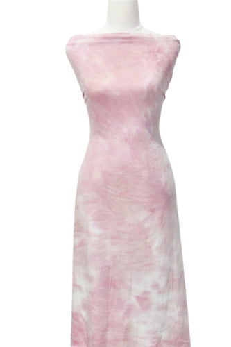 Blush Tie Dye - $20 pm - Double Brushed Poly