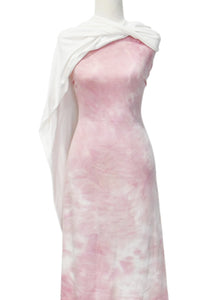 Blush Tie Dye - $18 pm - Double Brushed Poly