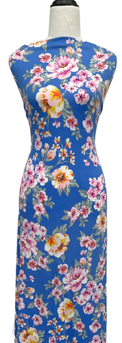 Brunch Date in Indigo - $20 pm - Double Brushed Poly