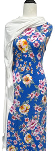 Brunch Date in Indigo - $20 pm - Double Brushed Poly