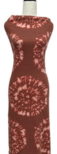 Load image into Gallery viewer, Circle Tie Dye in Rust - $22 pm - French Terry