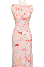 Load image into Gallery viewer, Crackle in Pink - $20 pm - Double Brushed Poly