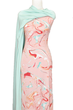Load image into Gallery viewer, Crackle in Pink - $20 pm - Double Brushed Poly