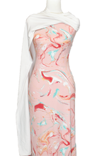 Load image into Gallery viewer, Crackle in Pink - $20 pm - Double Brushed Poly