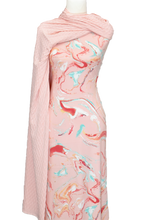 Load image into Gallery viewer, Crackle in Pink - $20 pm - Double Brushed Poly