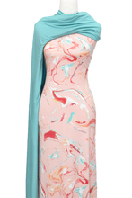 Load image into Gallery viewer, Crackle in Pink - $20 pm - Double Brushed Poly