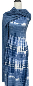 Denim Blue Tie Dye - $20 pm - Double Brushed Poly
