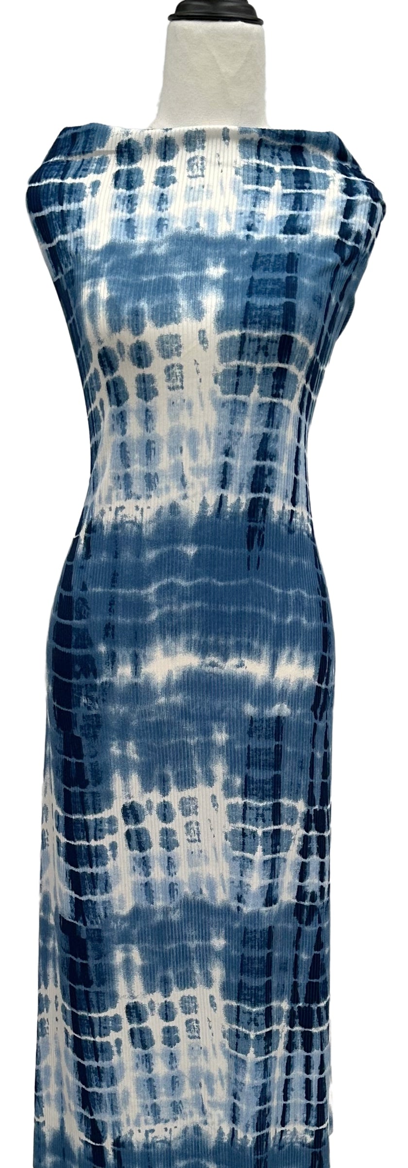 Denim Blue Tie Dye - $21.50 pm - Rib Knit