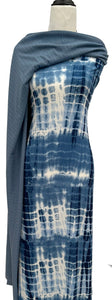 Denim Blue Tie Dye - $21.50 pm - Rib Knit