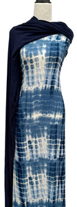 Denim Blue Tie Dye - $21.50 pm - Rib Knit