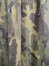 Load image into Gallery viewer, Distressed Camo Poly Knit - 1.9m Pre-Cut - Grade A